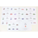 BLOCS PATRIMOINE DE FRANCE 2019 BS1 A BS10 AVEC BLOC BS10A 1F VERMILLON NEUFS**
