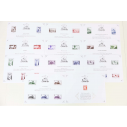 BLOCS PATRIMOINE DE FRANCE 2019 BS1 A BS10 AVEC BLOC BS10A 1F VERMILLON NEUFS**