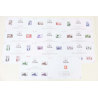 BLOCS PATRIMOINE DE FRANCE 2019 BS1 A BS10 AVEC BLOC BS10A 1F VERMILLON NEUFS**