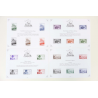 BLOCS PATRIMOINE DE FRANCE 2019 BS1 A BS10 AVEC BLOC BS10A 1F VERMILLON NEUFS**