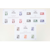 BLOCS PATRIMOINE DE FRANCE 2019 BS1 A BS10 AVEC BLOC BS10A 1F VERMILLON NEUFS**