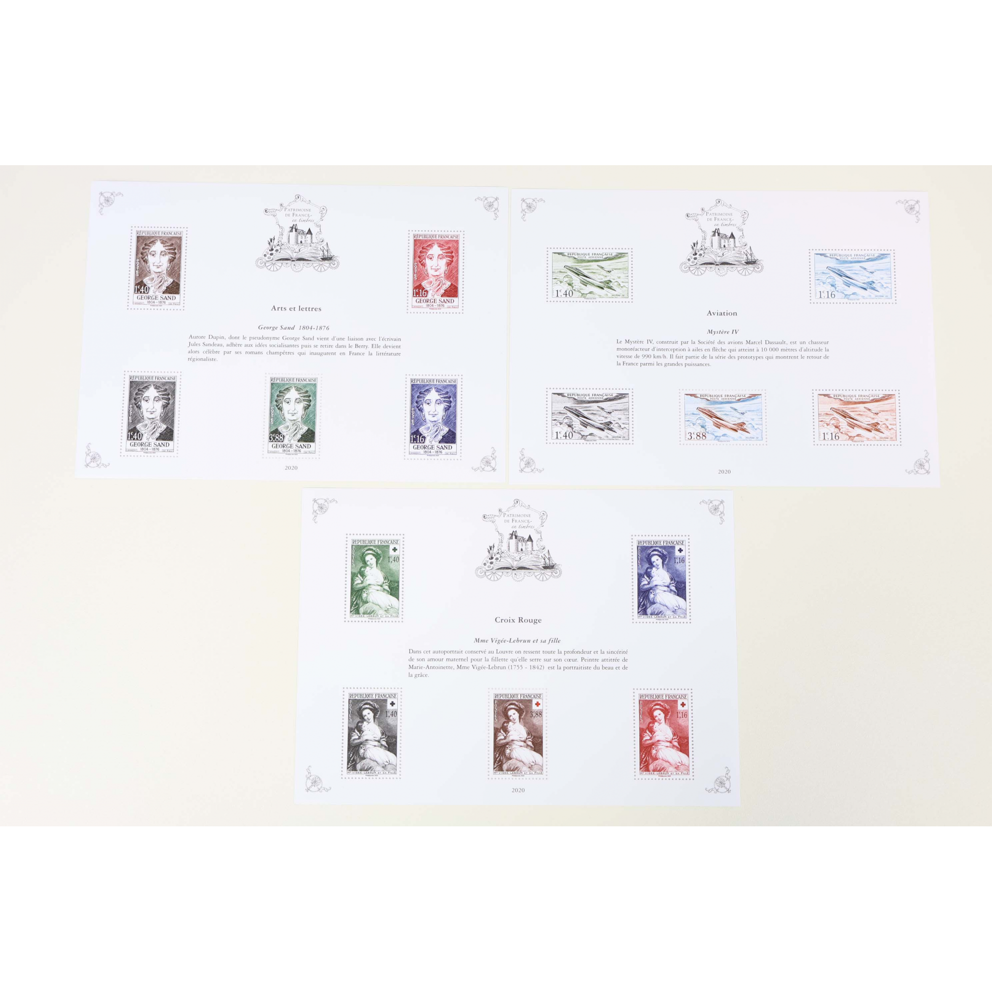 SERIE COMPLETE PATRIMOINE DE FRANCE ANNEE 2020 BS11 A BS20 + BS20A SAGE NEUFS**