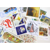 FRANCE LOT DE TIMBRES ET BLOCS-FEUILLET DE 2018 TIMBRES NEUFS** FACIALE 63€