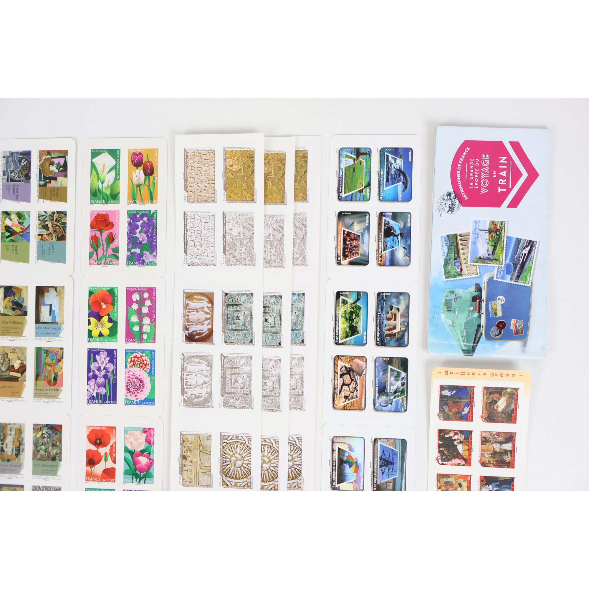 LOT DE 190 TIMBRES AUTOADHÉSIFS LETTRES 20G VP FRANCE , CARNETS POUR AFFRANCHIR
