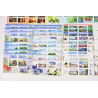 LOT DE 248 TIMBRES AUTOADHÉSIFS LETTRES 20G VP FRANCE , CARNETS POUR AFFRANCHIR