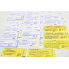 LOT DE 127 TIMBRES AUTOADHÉSIFS LETTRES 20G VP FRANCE , CARNETS POUR AFFRANCHIR