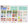 LOT DE 130 TIMBRES AUTOADHÉSIFS LETTRES VERTES 20G VP FRANCE POUR AFFRANCHIR