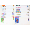 LOT DE 80 ENVELOPPES MONDE PRÉ-AFFRANCHIES POUR LETTRES 20G, THÈMES DIVERS