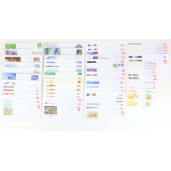 LOT DE 100 ENVELOPPES PRÉ AFFRANCHIES POUR LETTRES 20G FRANCE, THÈMES DIVERS