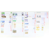 LOT DE 100 ENVELOPPES PRÉ AFFRANCHIES POUR LETTRES 20G FRANCE, THÈMES DIVERS