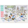 FRANCE LOT DE TIMBRES ET BLOCS-FEUILLET DE 2021 TIMBRES NEUFS** FACIALE 91€