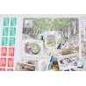 FRANCE LOT DE TIMBRES ET BLOCS-FEUILLET DE 2021 TIMBRES NEUFS** FACIALE 91€