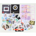FRANCE LOT DE TIMBRES-POSTE MODERNES DE 2018 À 2023 AVEC BILLETS EUROS NEUFS**
