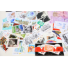 FRANCE LOT DE TIMBRES-POSTE MODERNES DE 2018 À 2023 AVEC BILLETS EUROS NEUFS**