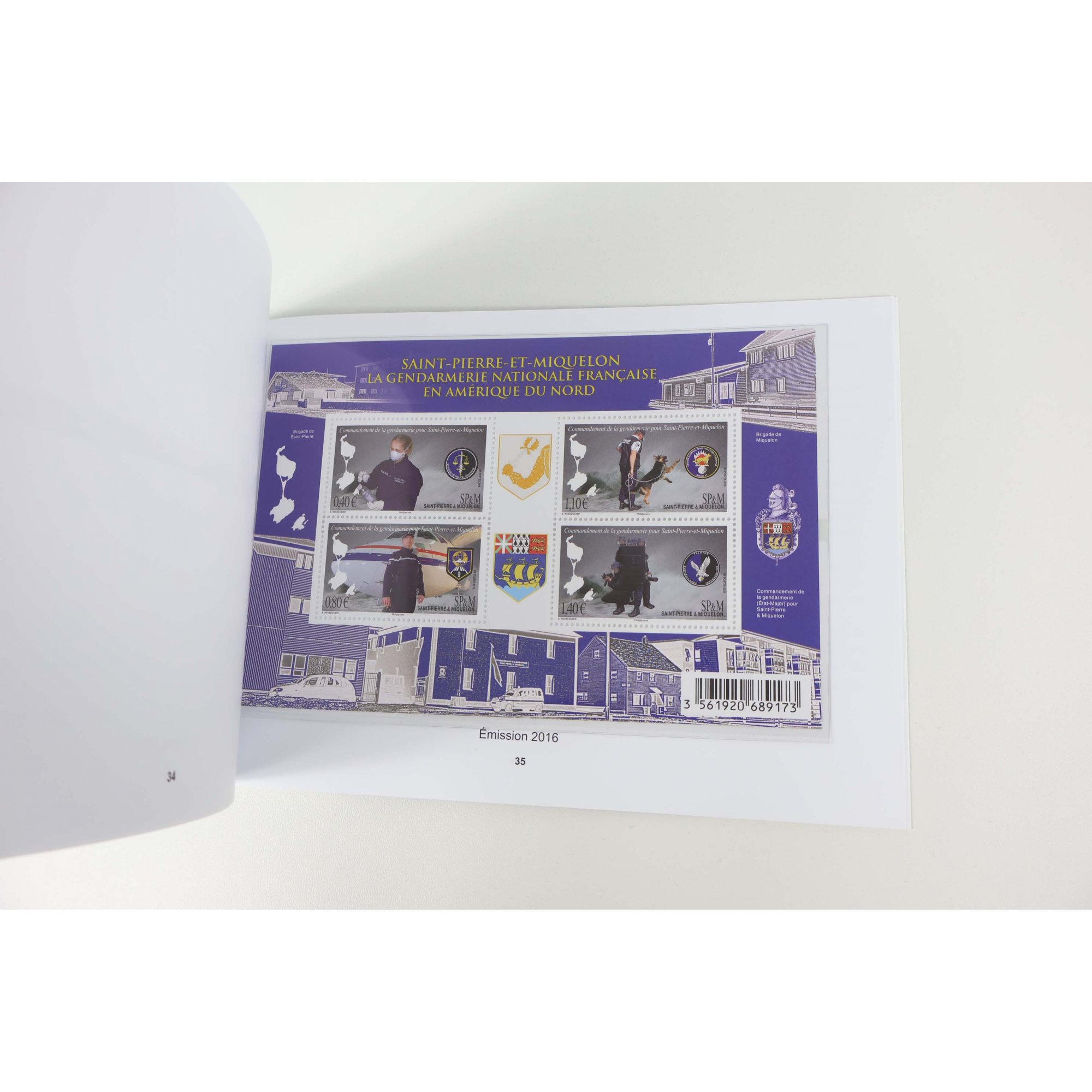 SAINT-PIERRE ET MIQUELON LOT EN EUROS TIMBRES ET BLOCS-FEUILLETS NEUFS**
