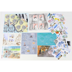 FRANCE LOT DE TIMBRES ET BLOCS-FEUILLET DE 2017 TIMBRES NEUFS** FACIALE 79€