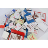 LOT 4 PACK DE FEUILLES VIERGES MOC POUR RANGER COLLECTION DE TIMBRES + RHODOÏDS