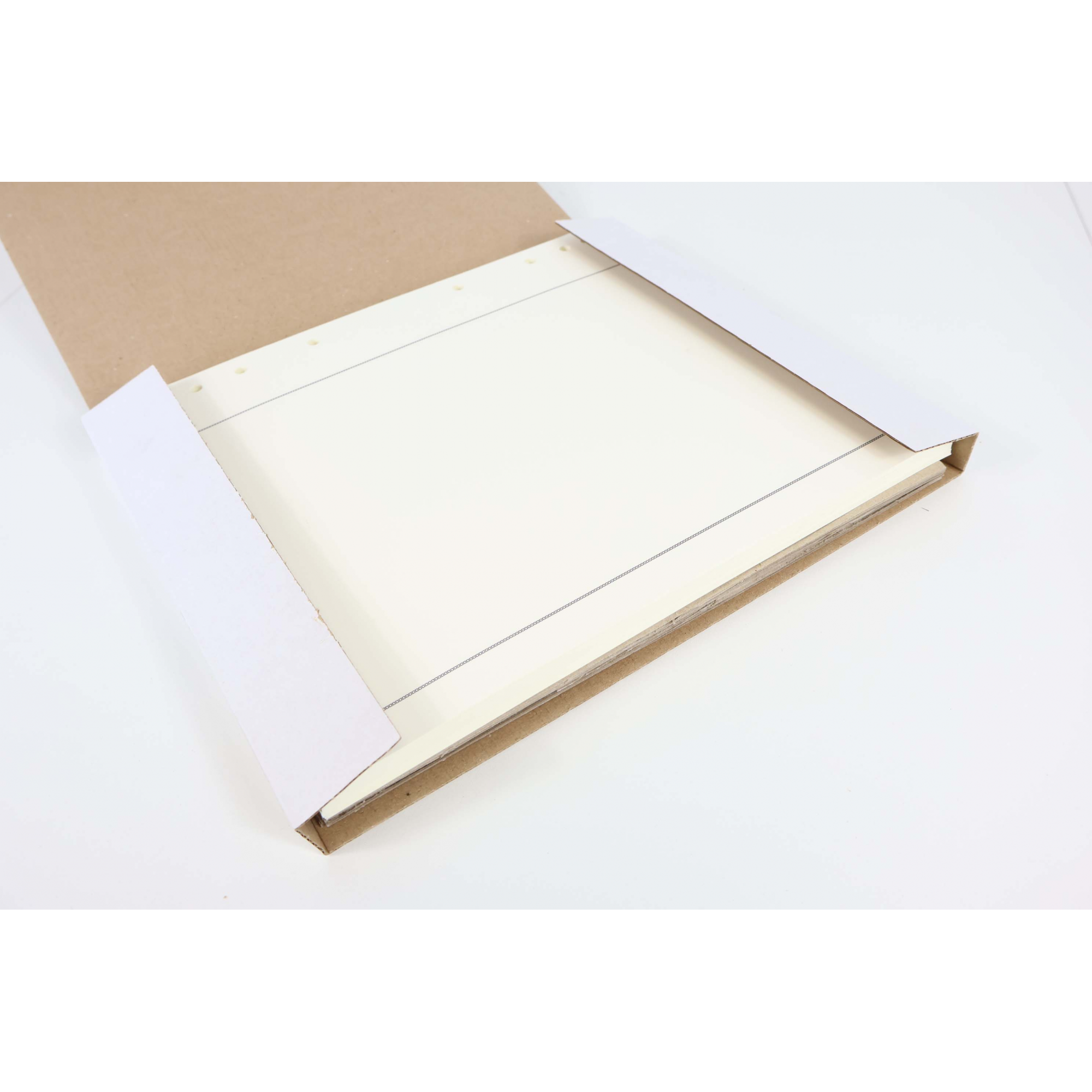 LOT 4 PACK DE FEUILLES VIERGES MOC POUR RANGER COLLECTION DE TIMBRES + RHODOÏDS