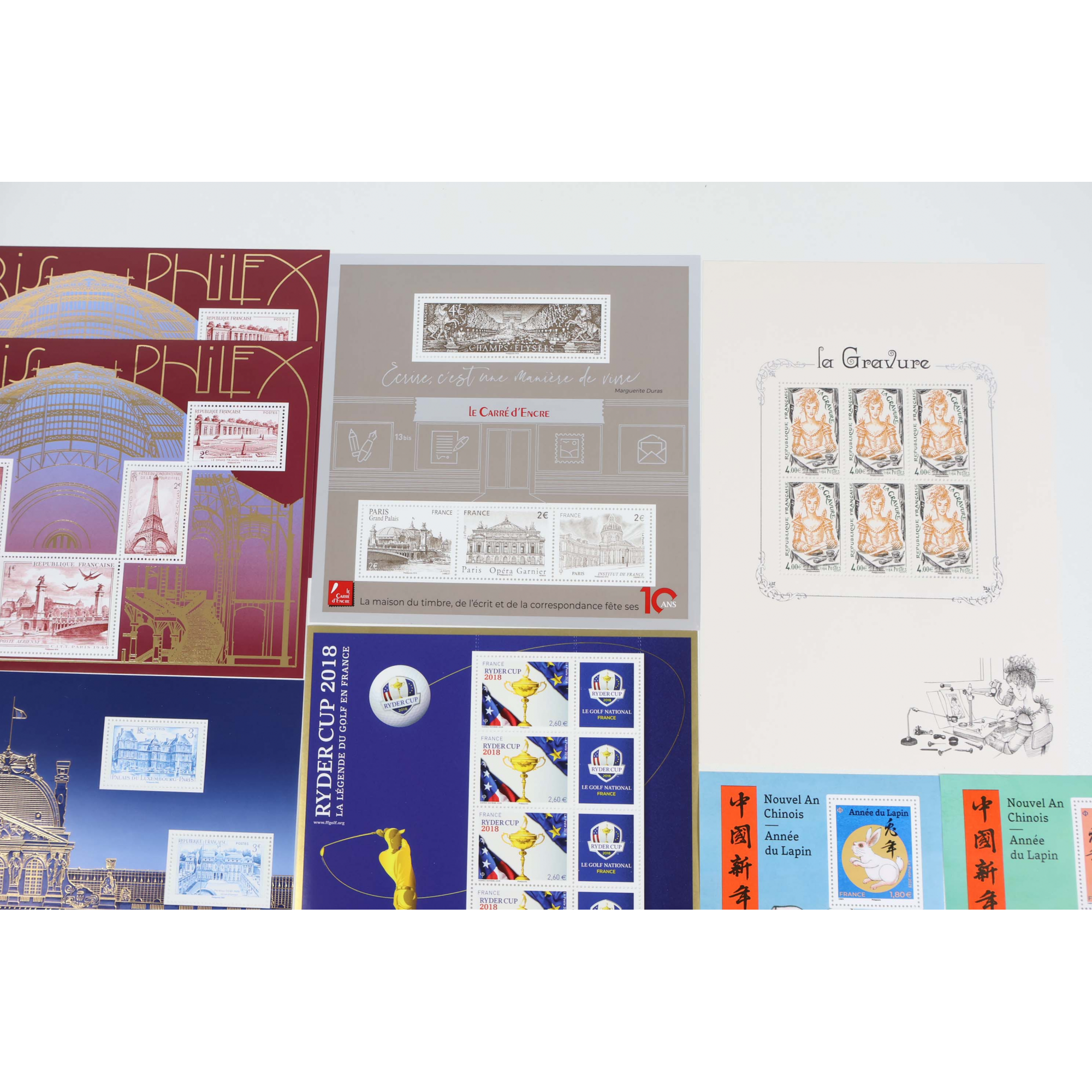 BLOCS TIMBRES FRANCE NEUFS 2016 À 2023 AVEC DÉFAUTS POUR AFFRANCHIR, VF 124.60€