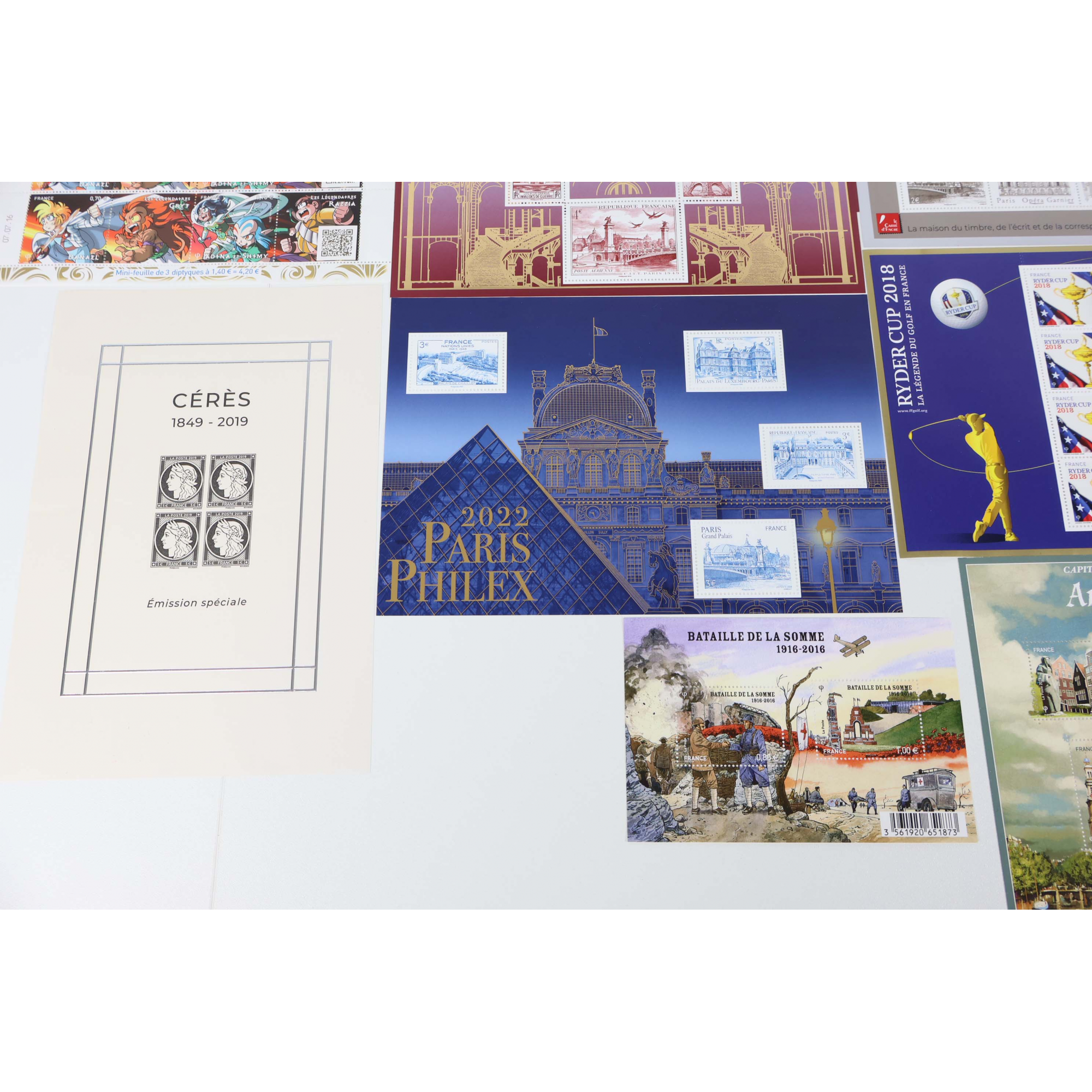 BLOCS TIMBRES FRANCE NEUFS 2016 À 2023 AVEC DÉFAUTS POUR AFFRANCHIR, VF 124.60€