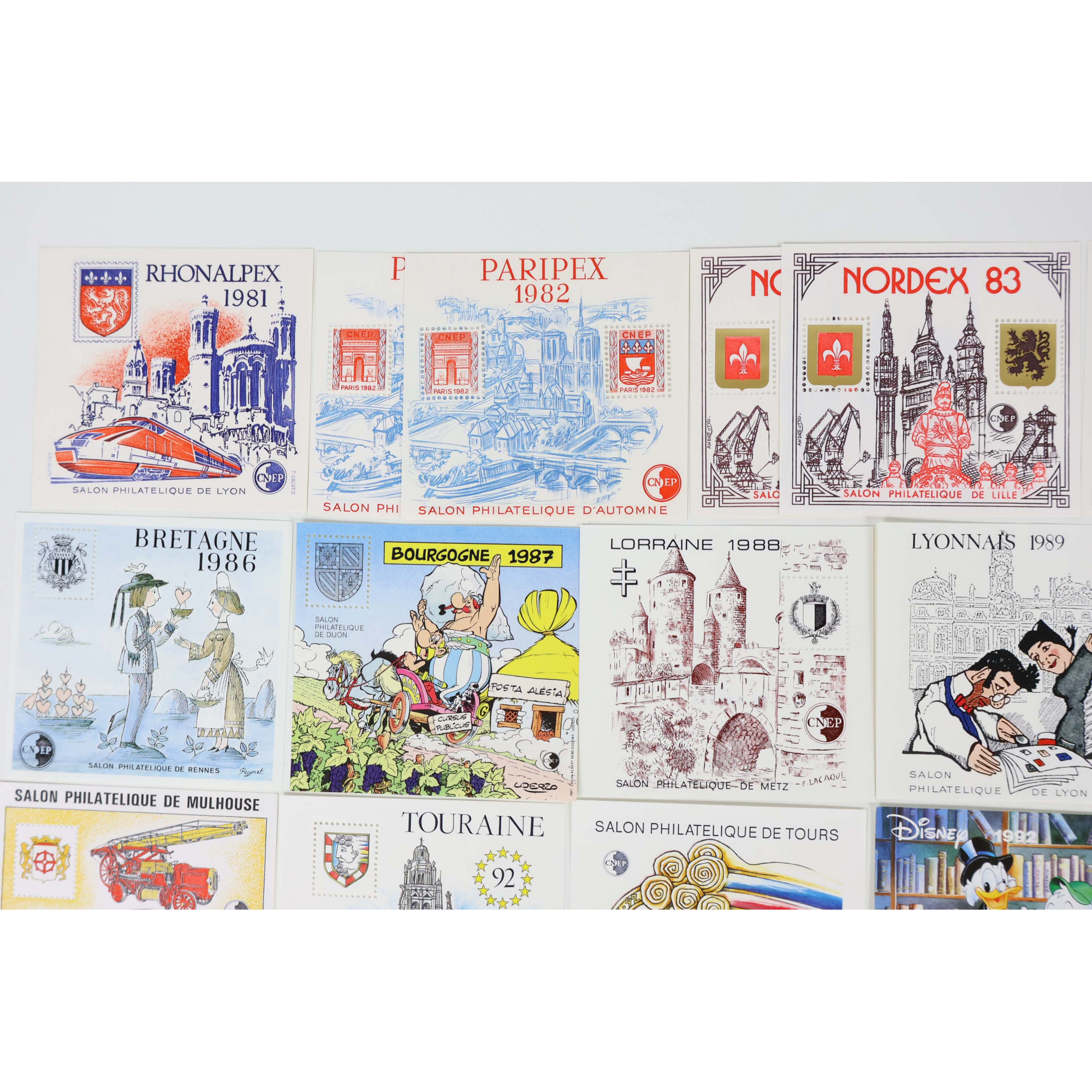 FRANCE COLLECTION DE BLOCS CNEP COMPLET DE 1981 À 1996 (N°2 À 23) TIMBRES NEUFS