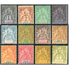 BÉNIN N°20 À 32 (SANS LE N°22) ANCIENNES COLONIES FRANÇAISES TIMBRES NEUFS 1893