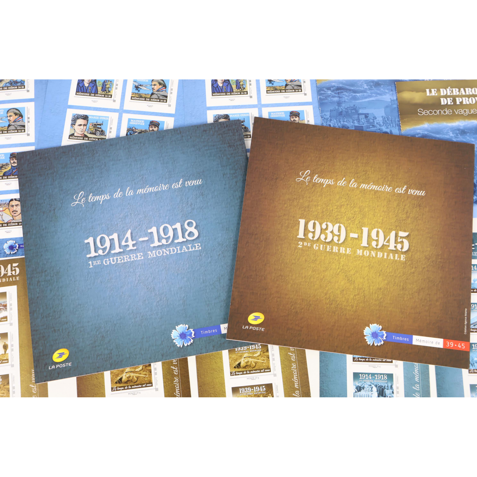 LOT 85 TIMBRES AUTOADH VP LETTRES 20G MONDE COLLECTORS THÈME GUERRES MONDIALES