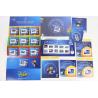 LOT TIMBRES AUTOADH 33 LETTRES EUROPE+10 VERTES VP 20G COLLECTORS UEFA EURO 2016