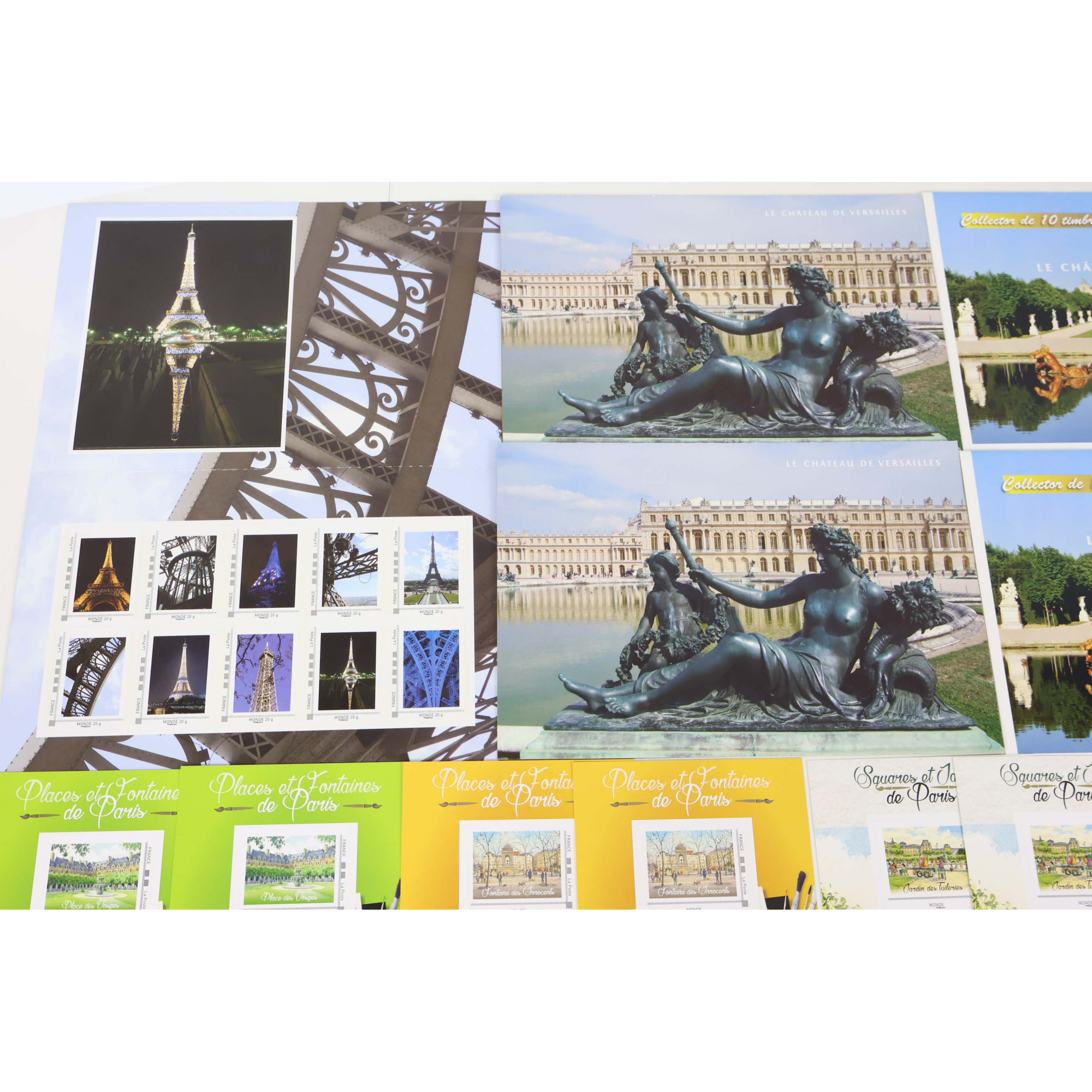 LOT 140 TIMBRES AUTOADHÉSIFS VP LETTRES 20G MONDE COLLECTORS THÉMATIQUE PARIS