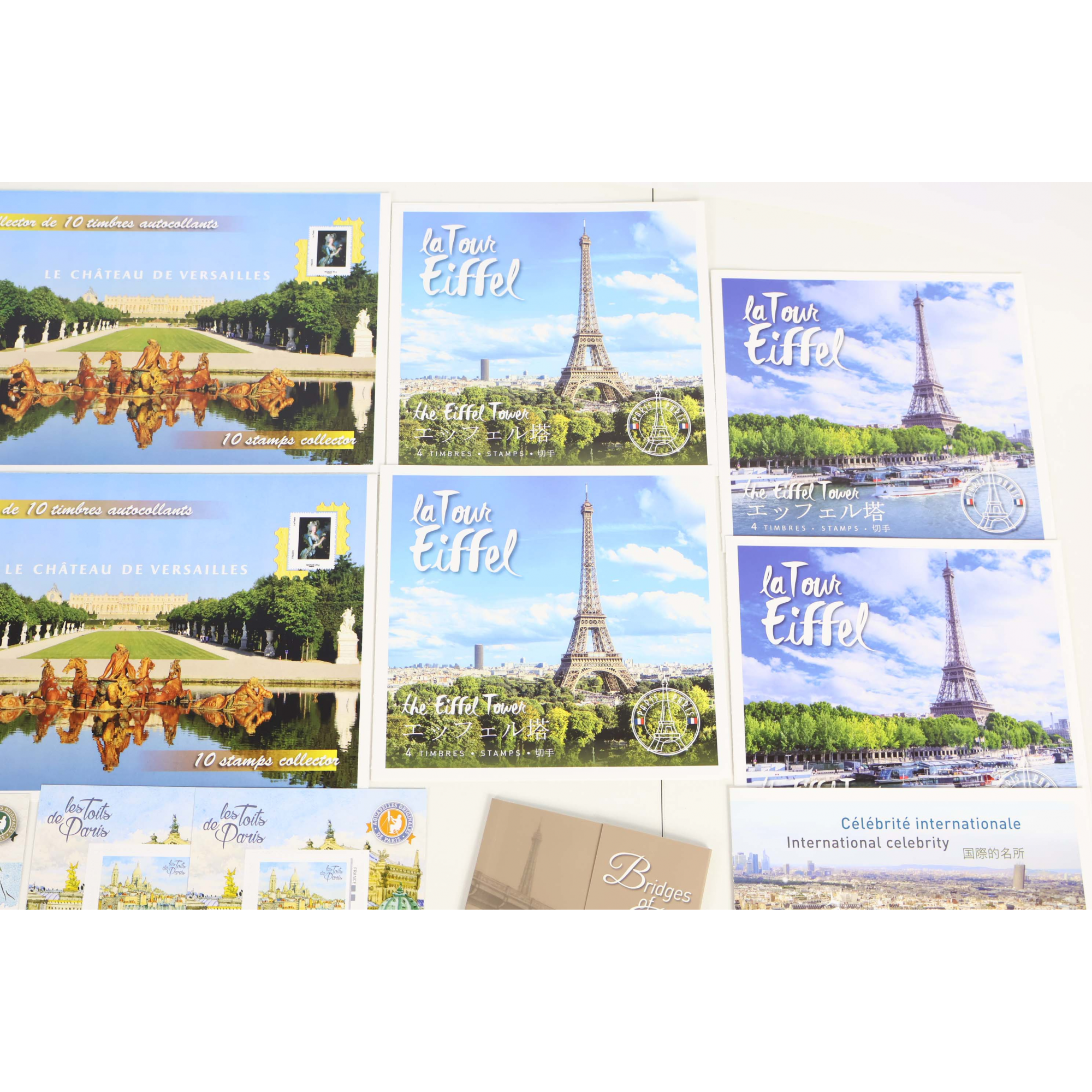 LOT 140 TIMBRES AUTOADHÉSIFS VP LETTRES 20G MONDE COLLECTORS THÉMATIQUE PARIS