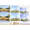 LOT 140 TIMBRES AUTOADHÉSIFS VP LETTRES 20G MONDE COLLECTORS THÉMATIQUE PARIS