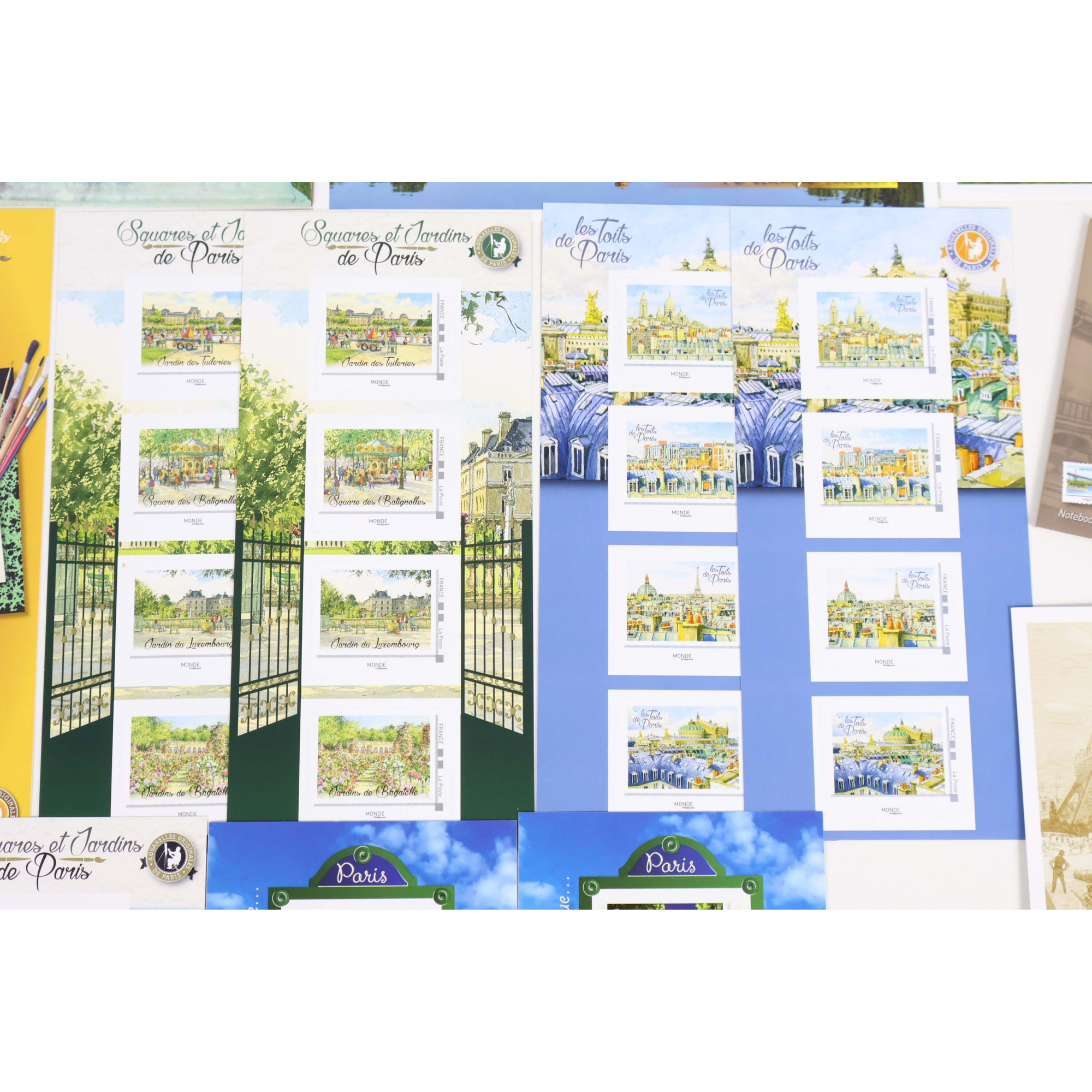 LOT 140 TIMBRES AUTOADHÉSIFS VP LETTRES 20G MONDE COLLECTORS THÉMATIQUE PARIS
