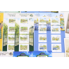 LOT 140 TIMBRES AUTOADHÉSIFS VP LETTRES 20G MONDE COLLECTORS THÉMATIQUE PARIS
