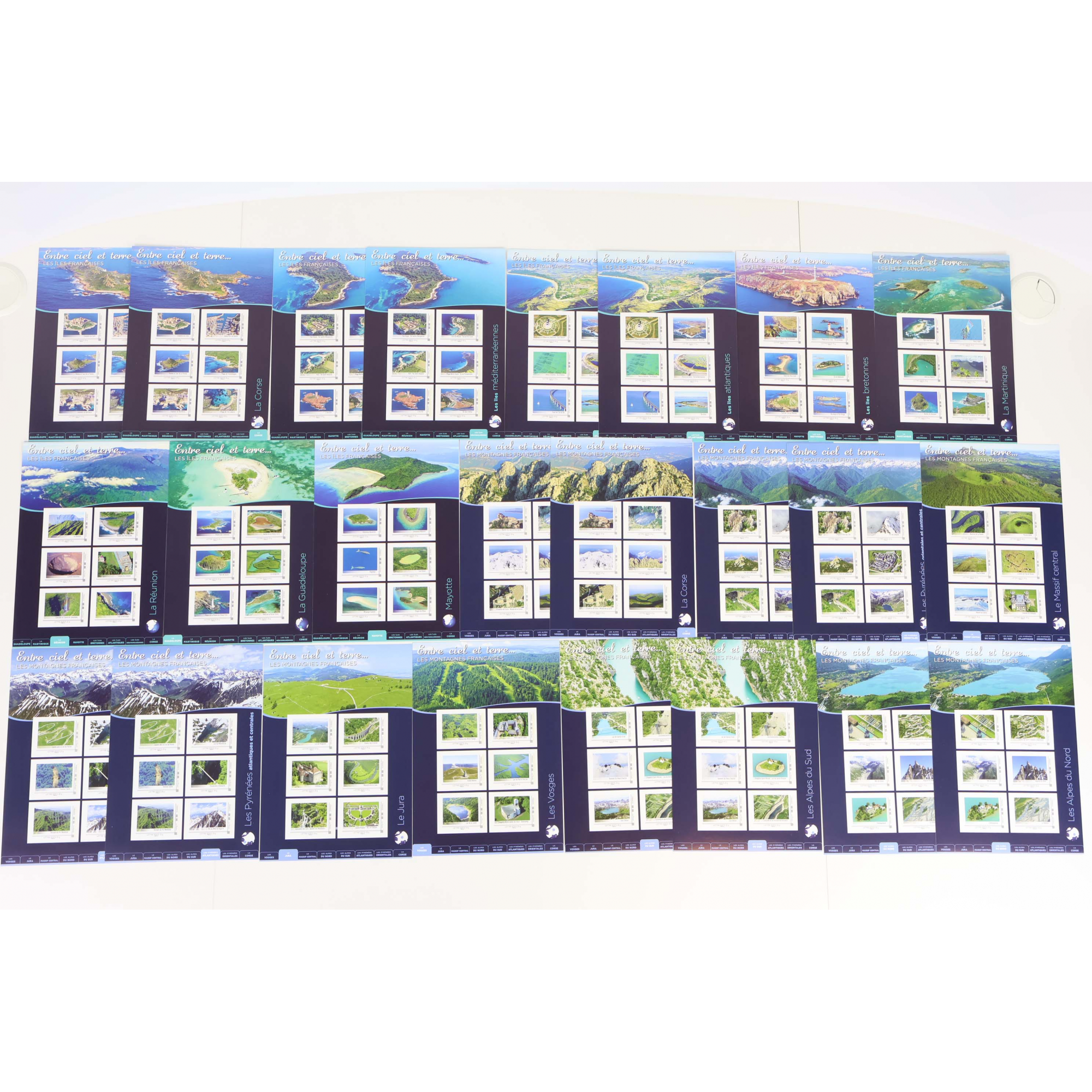 LOT 144 TIMBRES AUTOADHÉSIFS VP LETTRES VERTES 20G COLLECTORS ENTRE CIEL ET TERRE