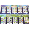LOT 144 TIMBRES AUTOADHÉSIFS VP 20G LETTRES VERTES COLLECTORS ENTRE CIEL ET TERRE