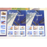 LOT DE 75 TIMBRES AUTOADHÉSIFS VP 20G LETTRES VERTES COLLECTORS THÈME TRANSPORTS
