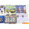 LOT DE 180 TIMBRES AUTOADHÉSIFS VP 20G LETTRES VERTES COLLECTORS THÈMES DIVERS