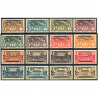 AEF N°1 À 16 SÉRIE COMPLÈTE COLO FR, TIMBRES NEUFS, ANNÉE 1936, COTE 220€