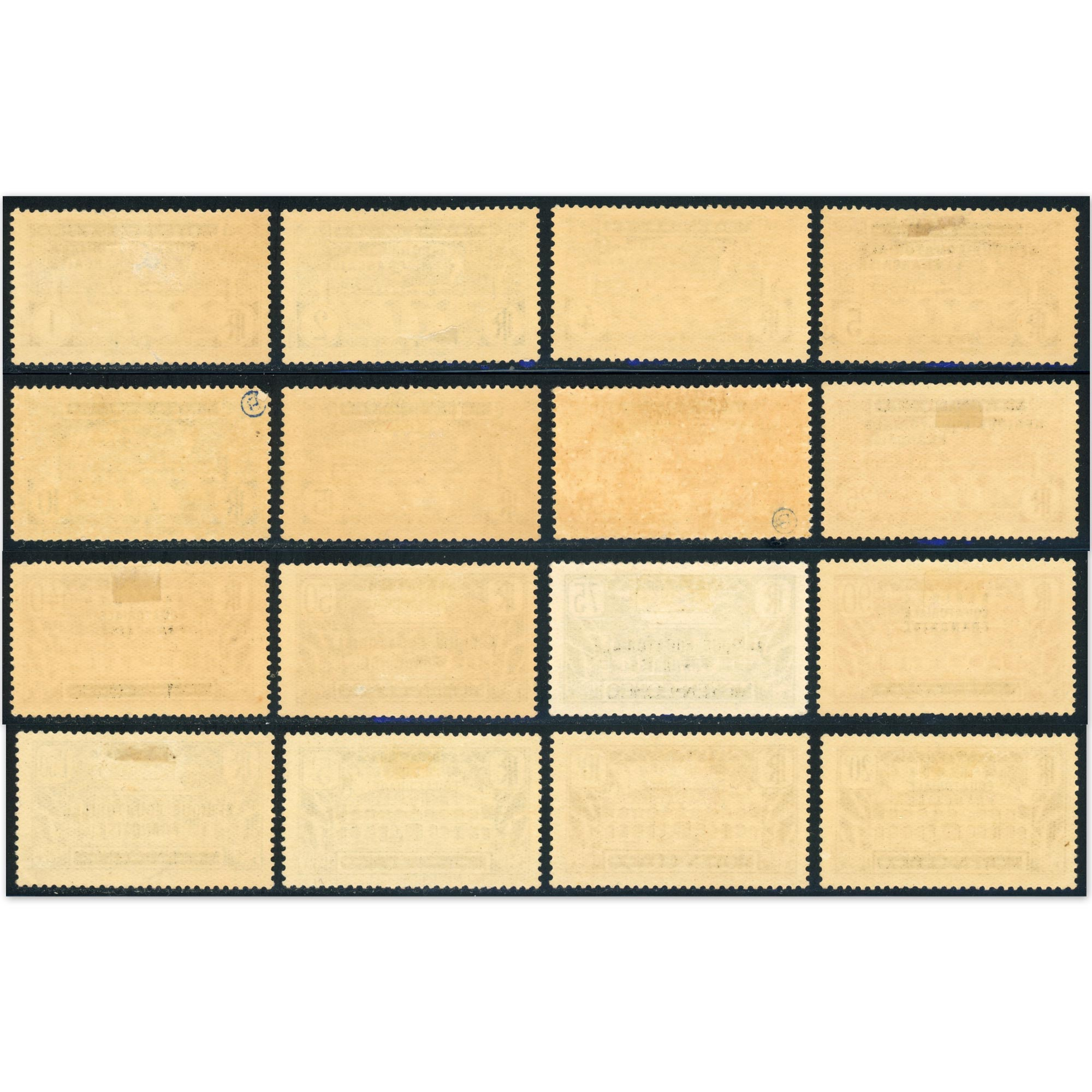 AEF N°1 À 16 SÉRIE COMPLÈTE COLO FR, TIMBRES NEUFS, ANNÉE 1936, COTE 220€