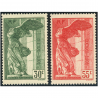 FRANCE N°354/355 VICTOIRES DE SAMOTHRACE TIMBRES NEUFS** ANNÉE 1937 COTE 420€