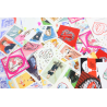 FRANCE LOT DE TIMBRES AUTOADHÉSIFS AVEC FEUILLES COMPLÈTES BELLE FACIALE