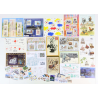 FRANCE LOT DE TIMBRES ET BLOCS-FEUILLET DE 2015 TIMBRES NEUFS** FACIALE 84€