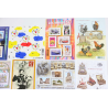 FRANCE LOT DE TIMBRES ET BLOCS-FEUILLET DE 2015 TIMBRES NEUFS** FACIALE 84€