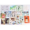FRANCE LOT DE TIMBRES ET BLOCS-FEUILLET DE 2014 TIMBRES NEUFS** FACIALE 64€