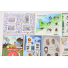 FRANCE LOT DE TIMBRES ET BLOCS-FEUILLET DE 2014 TIMBRES NEUFS** FACIALE 64€