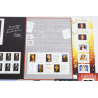 LOT 100 TIMBRES AUTOADHÉSIFS LETTRES 20G VP COLLECTORS THÈME PERSONNAGES CÉLÈBRES