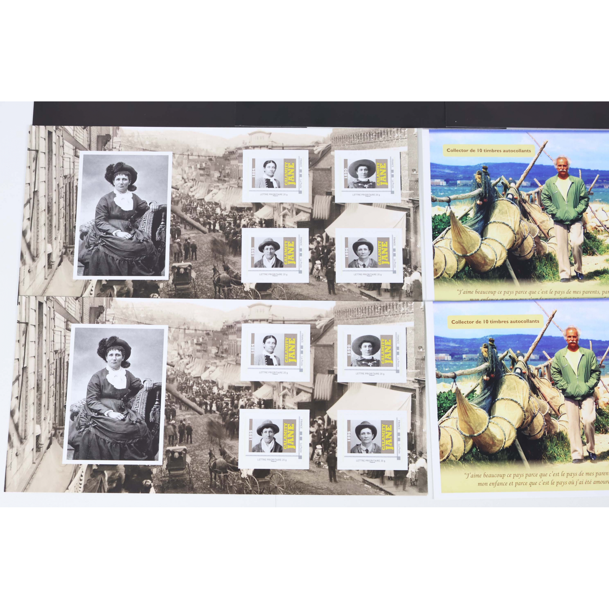 LOT 100 TIMBRES AUTOADHÉSIFS LETTRES 20G VP COLLECTORS THÈME PERSONNAGES CÉLÈBRES