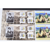 LOT 100 TIMBRES AUTOADHÉSIFS LETTRES 20G VP COLLECTORS THÈME PERSONNAGES CÉLÈBRES