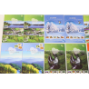 LOT DE 180 TIMBRES AUTOADHÉSIFS LETTRES 20G VP, COLLECTORS THÈME RÉGIONS FRANCE