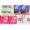LOT DE 202 TIMBRES AUTOADHÉSIFS LETTRES 20G VP, FORMAT COLLECTORS THÈMES DIVERS